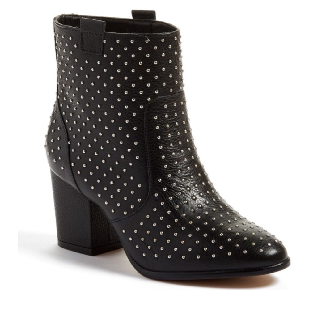 Rebecca Minkoff leather stud boots